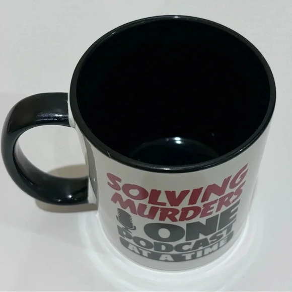 New Solving Murder Podcast Coffee Cup Mug - Picture 2 of 5